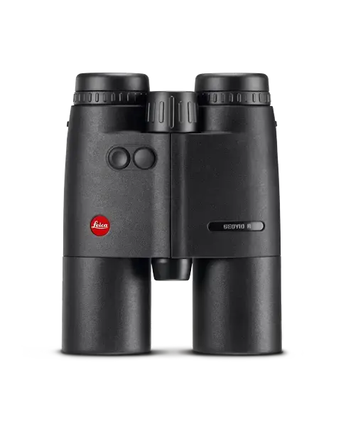The Leica Geovid R stands on a background