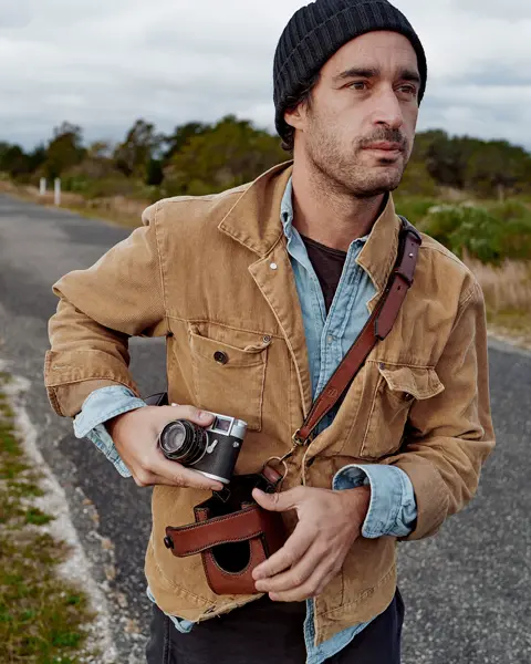 Man in Landscape with M11 in his right hand