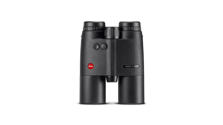 The Leica Geovid R SE stands on a background