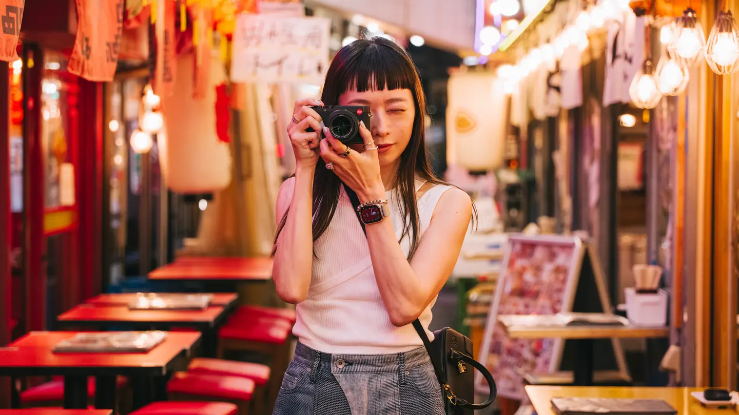 Woman with a Leica Camera