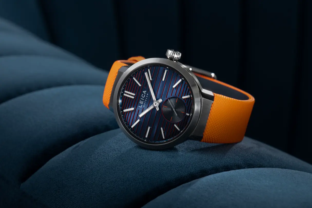 Leica ZM 12 Stainless Steel Blue Orange