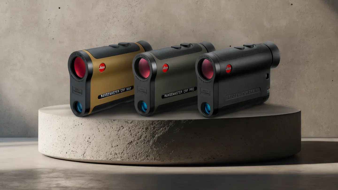 Three Leica Rangemaster models