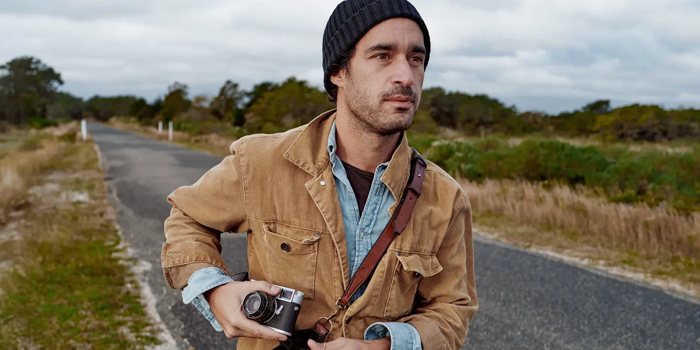Man in Landscape with M11 in his right hand