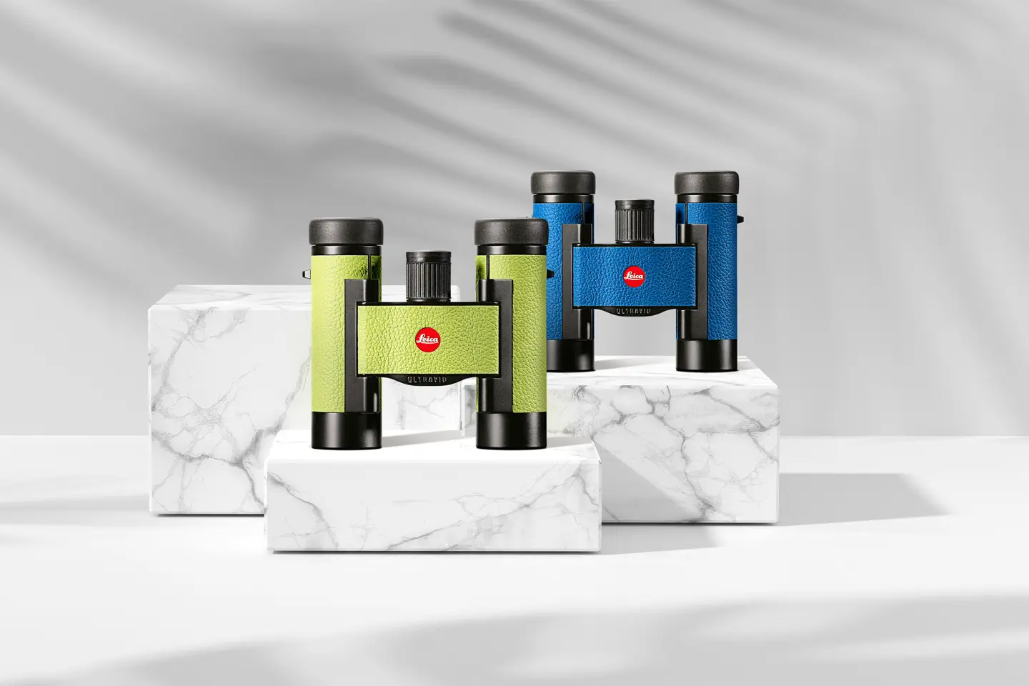 Leica Ultravid in the colors apple green and Capri blue