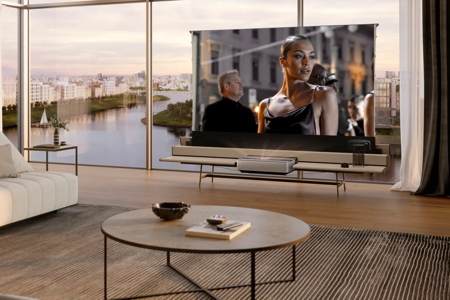 Leica Cine 1 on Lumina by YOMEI in a living room