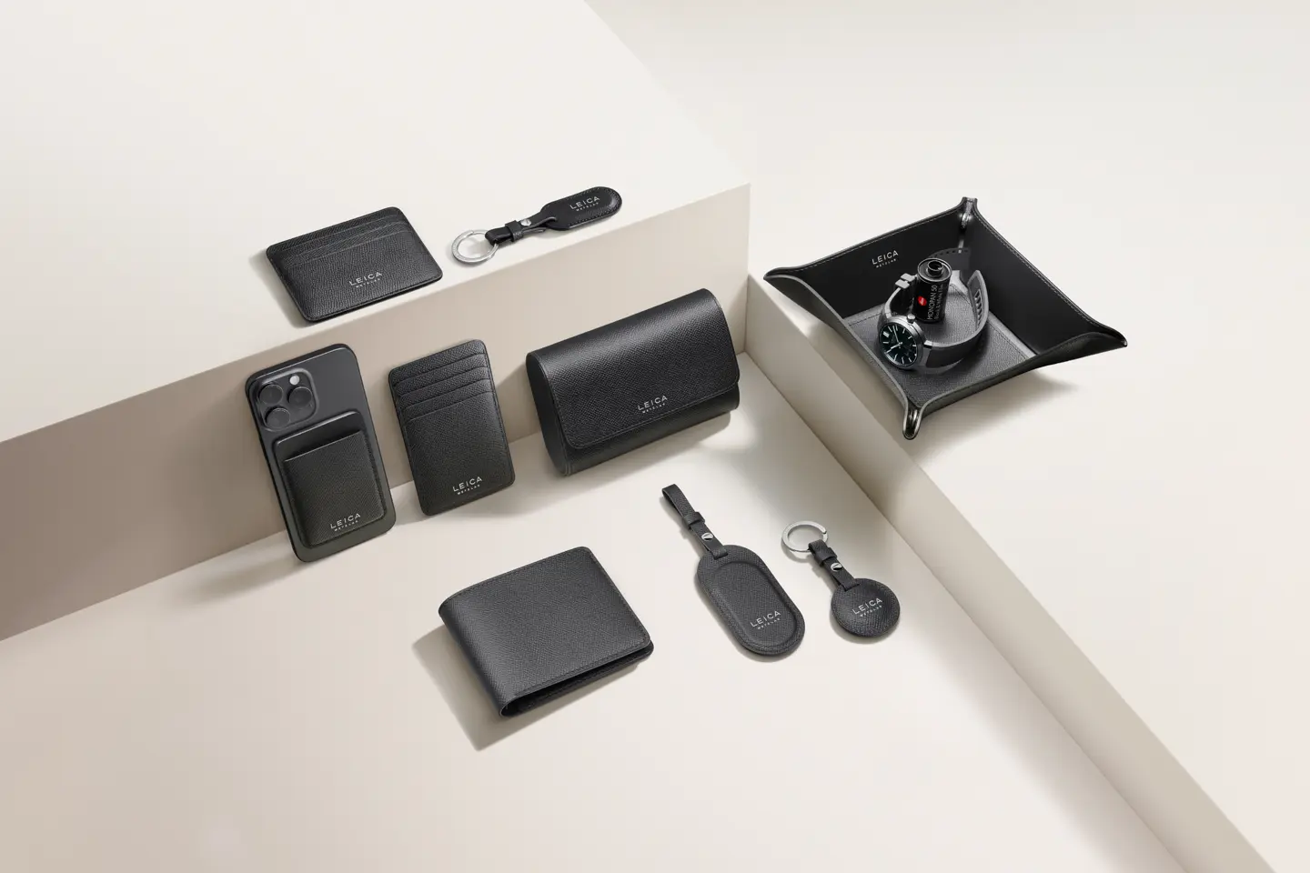 Group shot of the Small Leather Goods