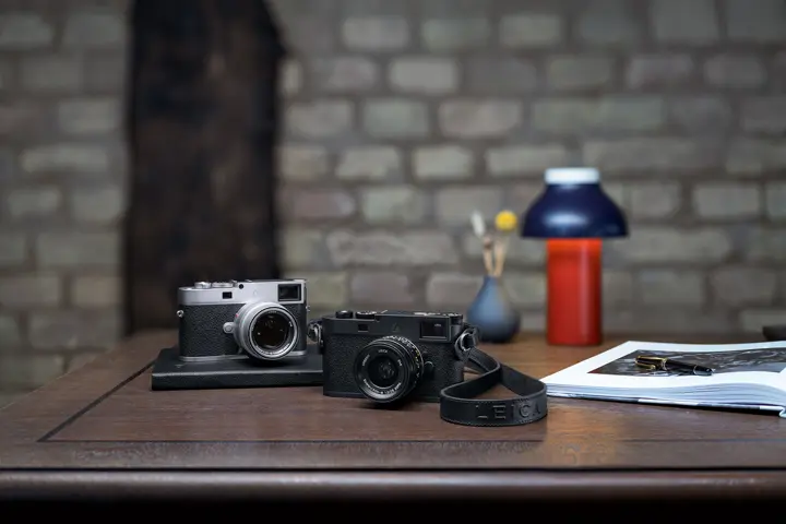 Leica M11-P Cameras on a Table