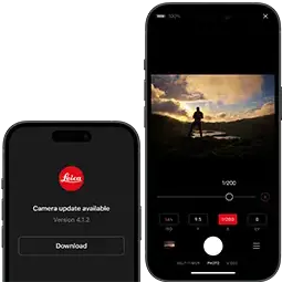 Leica Fotos App Firmware Update view.