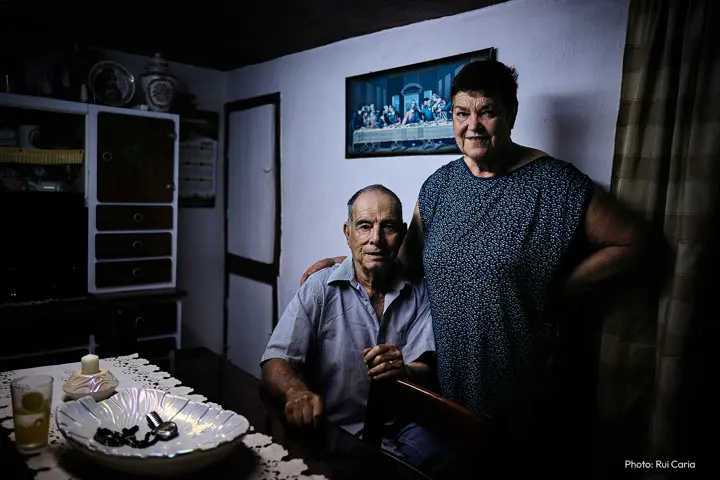 old couple in the dining room