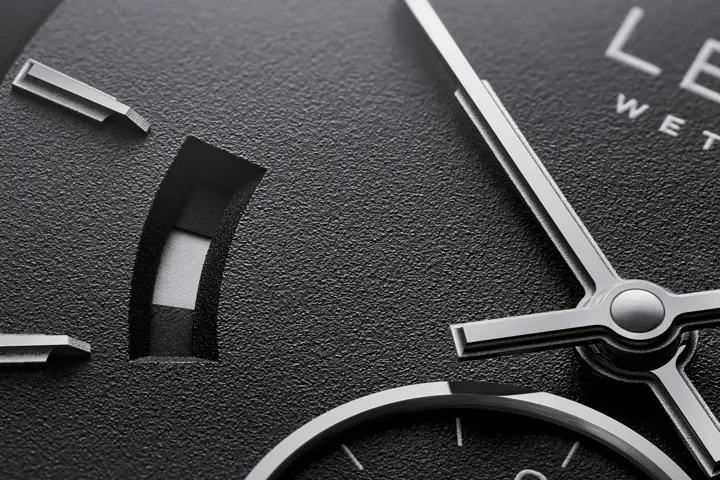 close up leica watch