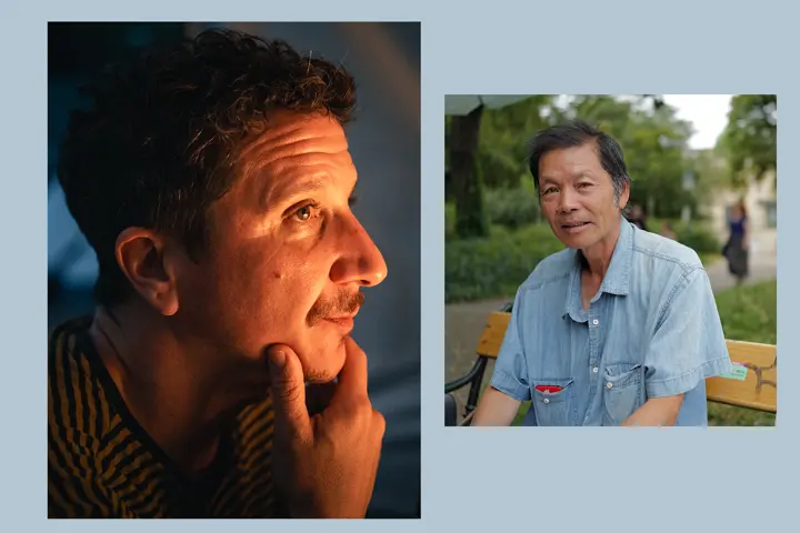 Portraits of two men