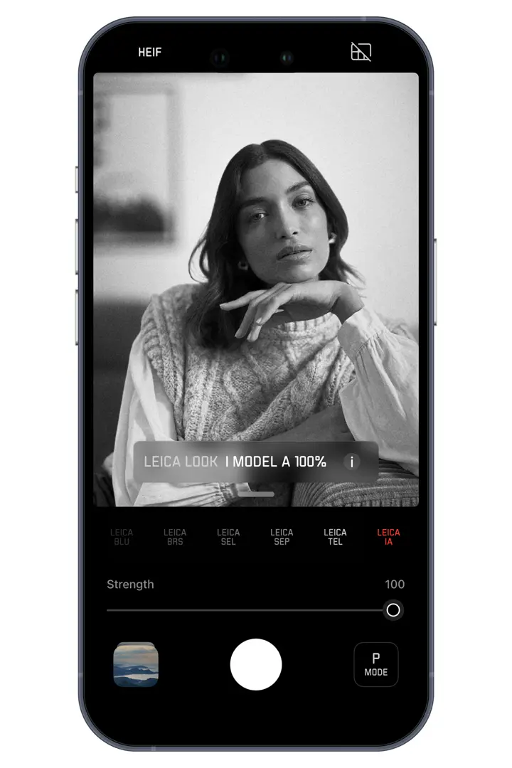 Mockup of Leica LOOK I Model A