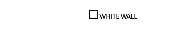 White Wall Logo black