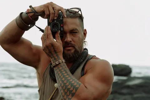 Jason Momoa with a Leica