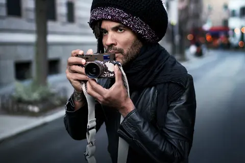 Lenny Kravitz with the Leica M