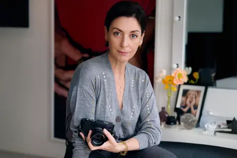 Mary McCartney with a Leica Camera