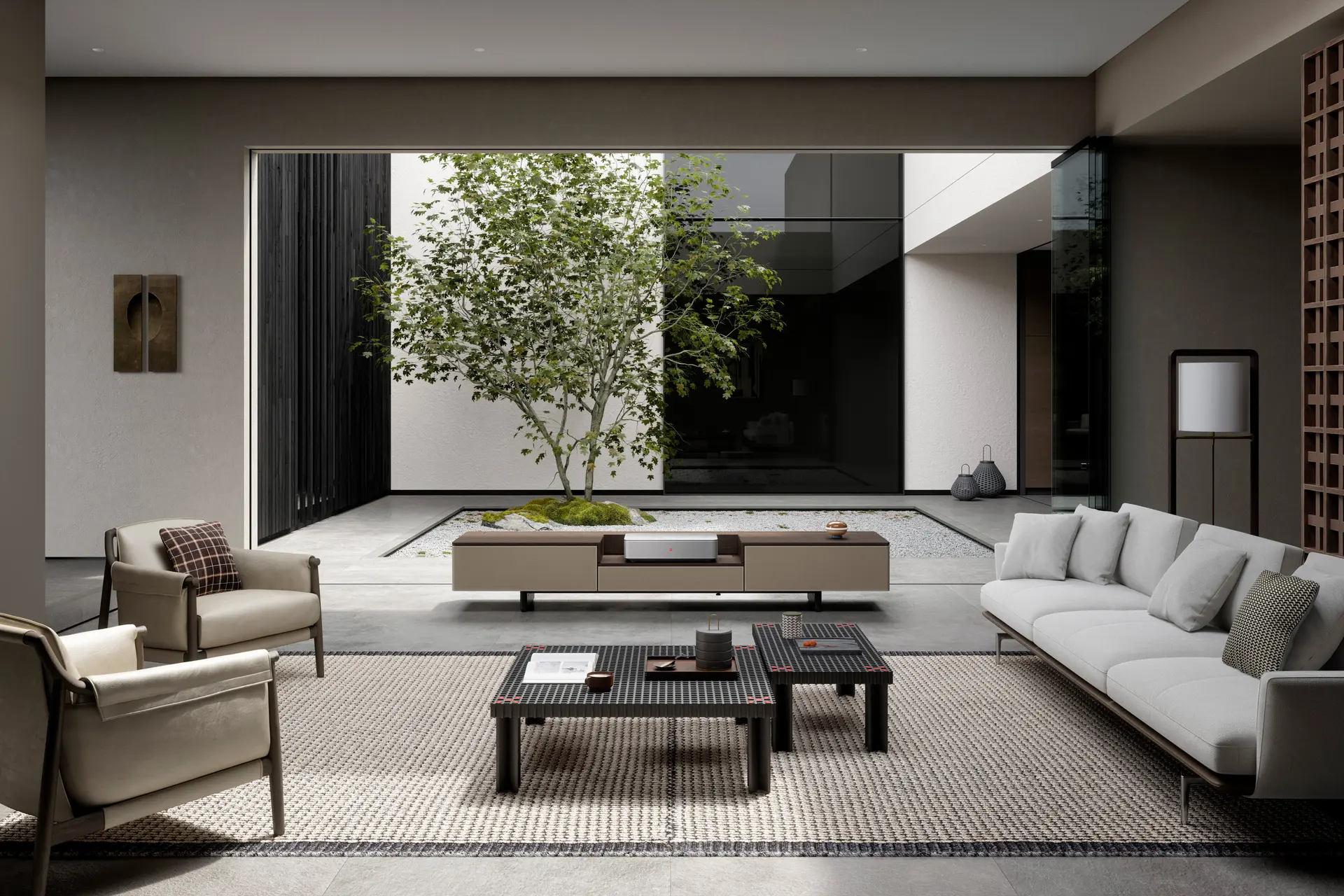 Living room with Cine 1